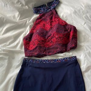 2-pc Homecoming skirt outfit